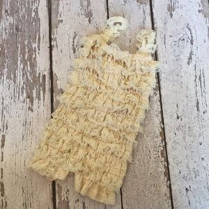 AdoraBelle Lace Romper - Sz Medium (9-24 Months)